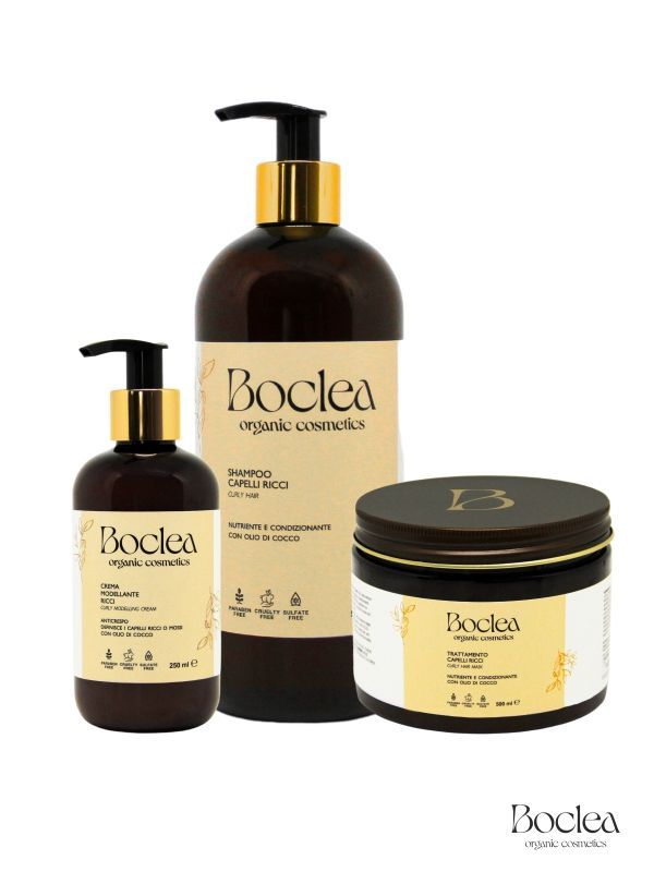 , Linea completa Trattamento Capelli Ricci - Boclea